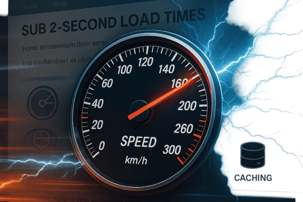 Dashboard showing performance metrics improvement